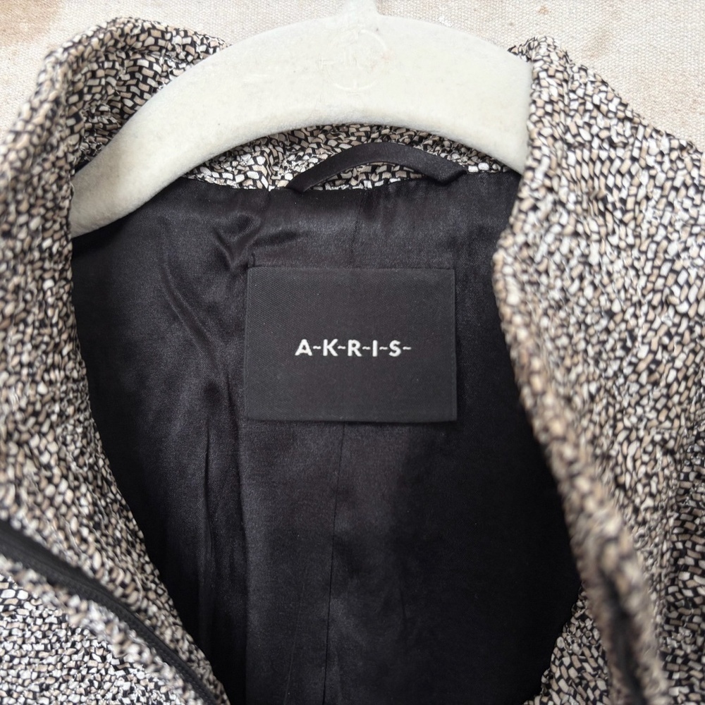Akris Silk Tweed Pattern Jacket - Picture 4 of 8